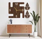 Wooden Wall Clock (Brown)