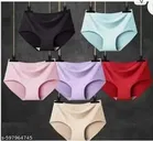 Nylon Briefs for Women, Multicolour, Pack of 6 