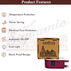 Auto Cut Off Wooden Incense Aroma Kapoor Dhoop Camphor Dani Oil Diffuser Burner with Night Lamp