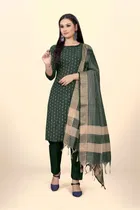 Jacquard Unstitched Dress Material for Women 