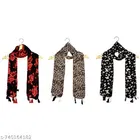 Stylish Ladies Scarves for Women, Pack of 3