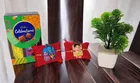 Synthetic 2 Pcs Rakhi with Chocolate 