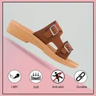 Slippers for Women, Brown 