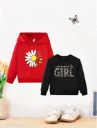 Cotton Blend Sweatshirt for Girls 