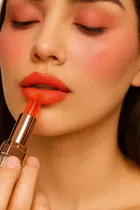Color Changing Gel Lipstick, Shimmery Pink