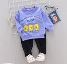 Cotton Blend Printed Clothing Set for Boys 