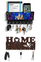 KC Arts Key holder Radha Krishna & Home Pack of 2
