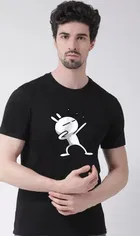 Round Neck Printed T-Shirt for Men 