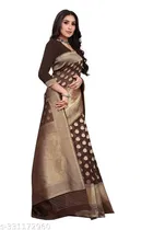 Chanderi Cotton Zari Woven Saree for Women 