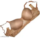 Cotton Blend Solid Bra for Women & Girls, Multicolour, Pack of 3 