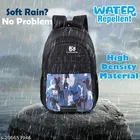Nylon Backpack for Men & Women, Black