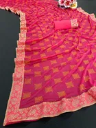 Lycra Blend Printed Saree for Women 