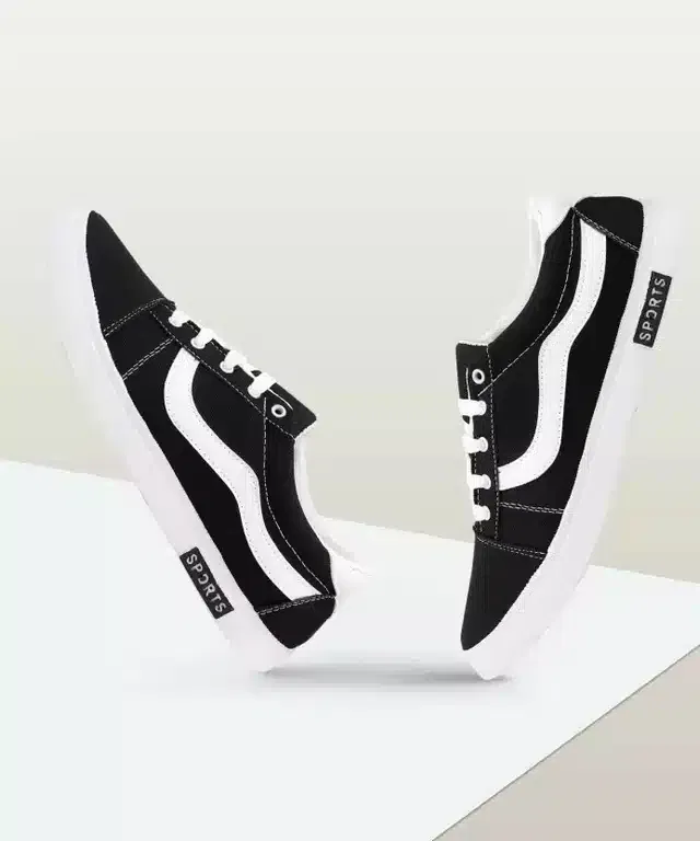 Casual Shoes for Men (Black, 9)