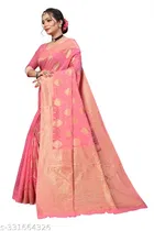 Banarasi Silk Zari Woven Saree for Women 