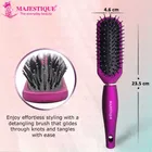 Majestique Style Enhancer Hair Brush for Separating, Shaping & Defining Curls 