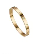 Gold Plated Stainless Steel Crystal Bracelet for Women