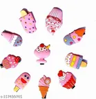 Rubber Hair Clips for Girls (Multicolor, Pack of 10)