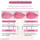 Jelly Flower Glossy Pink Colour Changing Lipstick/Temperature Change Moisturizer for Lips set of 2