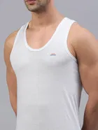 Lux Parker Cotton Solid Vest for Men, Pack of 3 