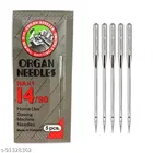 Organ 5 Pcs Size 14 Sewing Needles 