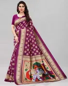 SVB प्रिंटेड साड़ी फॉर वीमेन 