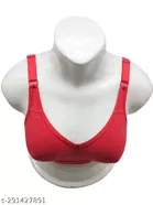Cotton Solid Bra for Women 