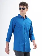 100% Cotton Full Sleeves Solid Shirt for Men 
