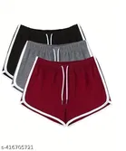 Cotton Blend Shorts for Women 