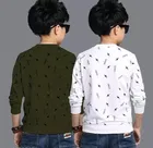 Cotton Blend Round Neck T-Shirts for Boys 