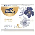 Femiss Super Soft Ultra Thin Sanitary Pads (XL) - 6 Pads