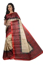 Taffeta Silk Printed Saree for Women 