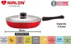 NIRLON Aluminium Frying Pan with Lid 