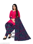 Cotton Printed Salwar Suit for Women 