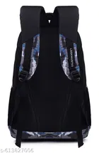 Polyester Backpack for Men & Women, Black