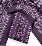Cotton Blend Floral Printed Unstitch Dress Material for Women 