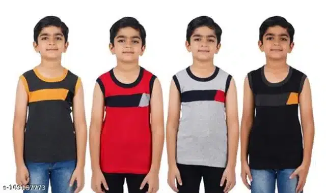 Innerwear for Boys (Multicolor, 4-5 Years) (Pack of 4)