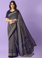 Georgette Bandhani Saree for Women 