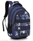 Polyester Backpack for Men & Women, Blue
