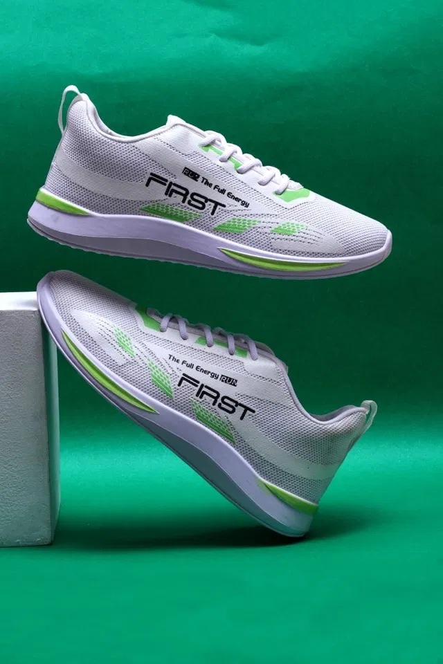 Casual Shoes for Men (White, 6)