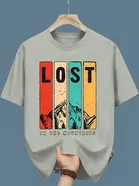 Polyester Printed Half Sleeves T-Shirts For Men, Grey 