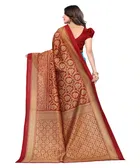 Women's Printed Saree with Blouse Piece 