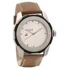 Fastrack 3099 SL01 Analog Watch for Men (Silver & Brown)