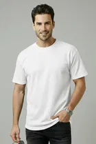 Polyester Round Neck T-shirt for Men, Multicolour, Pack of 2 