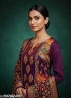 Bandhani Printed Jaipuri Designs Embroidered Top Bottom Duppata for Women 