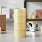BOPP Self Adhesive 4 Pcs Transparent Tape 3 inch or 72mm x 50 meters