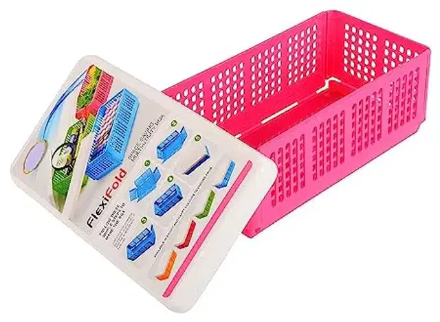 Plastic Foldable Multipurpose Utility Storage Boxes (Assorted)