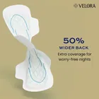 वेलोरा ड्राई फील ट्राइफोल्ड सेनेटरी पैड्स 