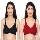Polycotton Non-Padded Bra for Women 