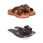 Combo of Flats with Sandals for Women 