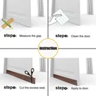 Adhesive Rubber for Bottom of Door, Door Stopper 